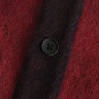 GRADATION MOHAIR CARDIGAN #RED [ST.699]