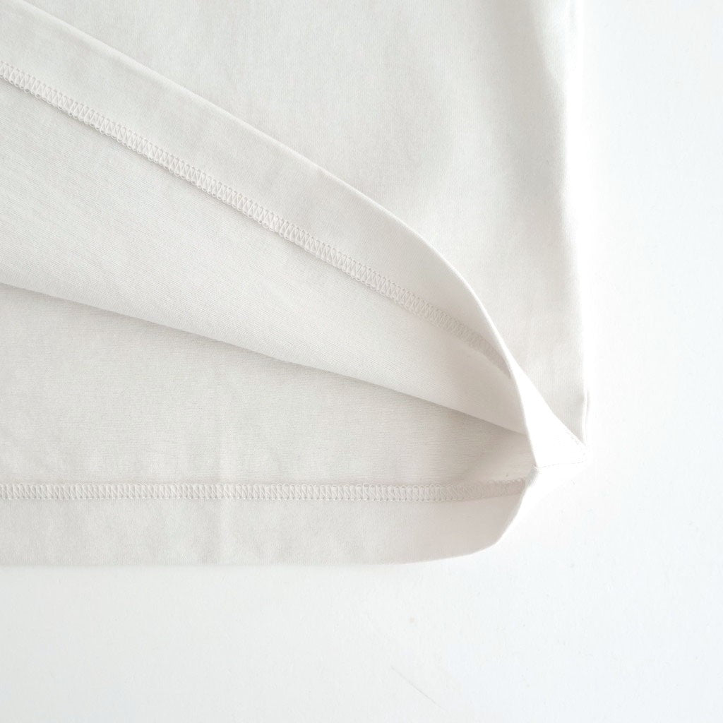 SUVIN 60/2 PERFECT SHORT-SLEEVE T-SHIRT #WARM WHITE [KKAGLM0013]