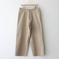 CHINO CLOTH PANTS WIDE #KHAKI [12654]
