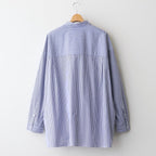 CORPORATE UNIFORM L/S SHIRT #BLUE STRIPE [FSC253-50105B]