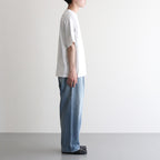 Selvage Denim Two Tuck Pants #INDIGO_LIGHT FADE [GU253-40061LB]