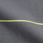 PIN BORDER L/S TEE #GRAY×YELLOW [FSC261-70261]