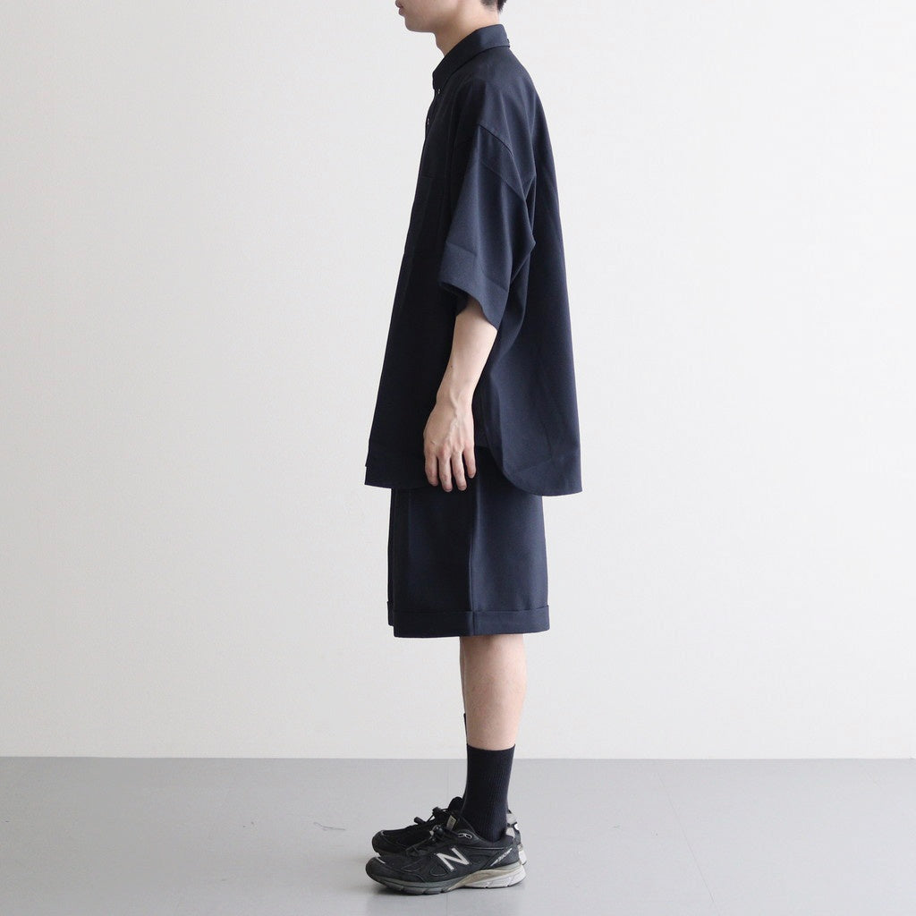 SEERSUCKER B.D SHIRT #NAVY [FSC252-50043]