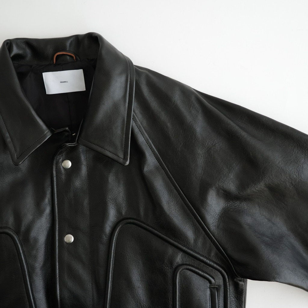 SHRINK BOMBER JACKET #BLACK SHRINK [26440701]