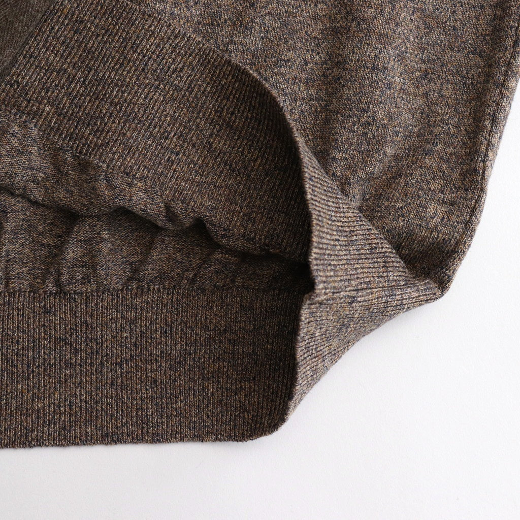Linen S/S Shirt #Brown [2501-014]