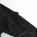 綿ナイロンウェザー×エステルタッサー ジャケット #BLACK [HN-J025-051]