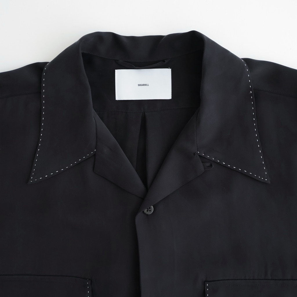 TOP STITCH SHIRT #BLACK [26330507]