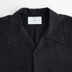 TOP STITCH SHIRT #BLACK [26330507]