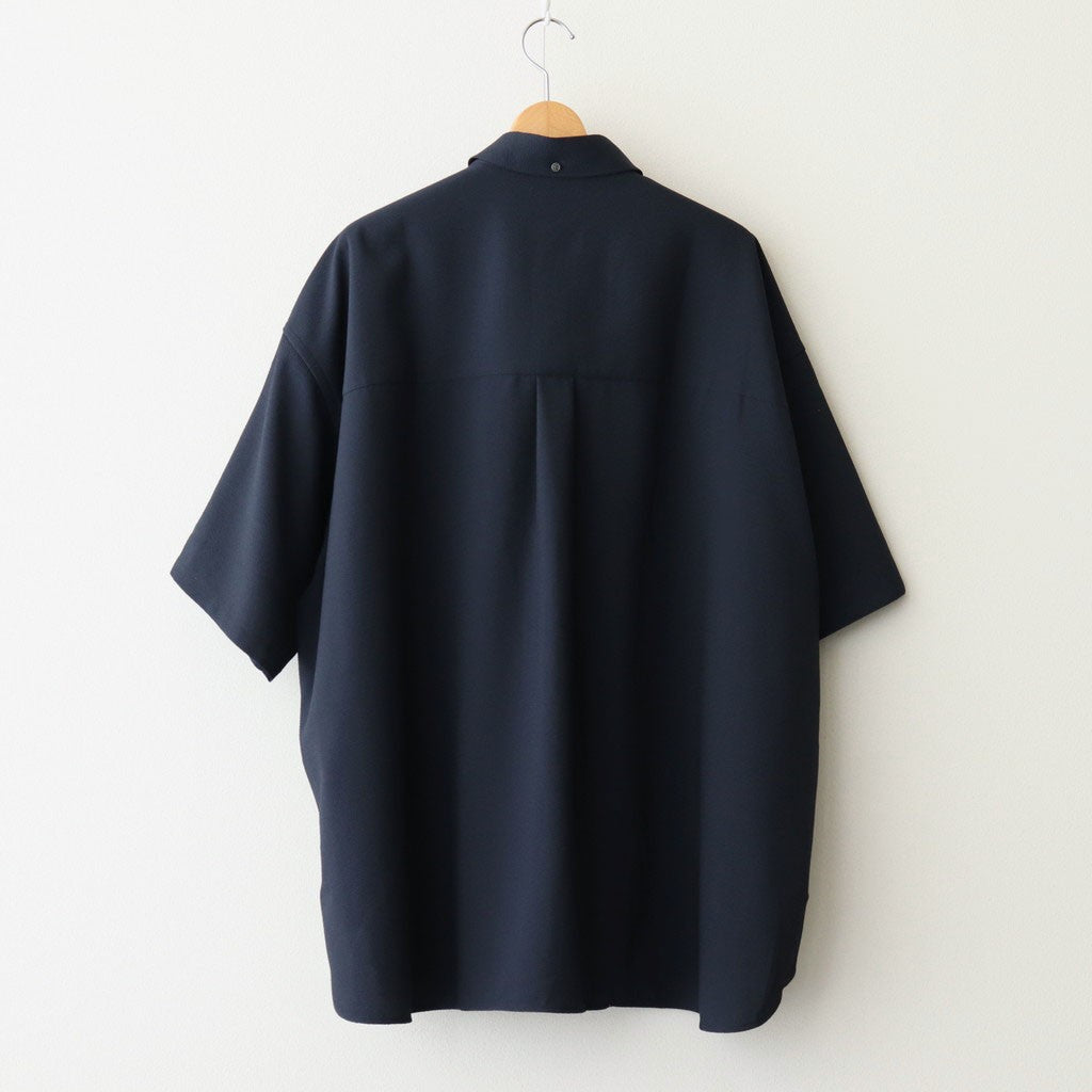 SEERSUCKER B.D SHIRT #NAVY [FSC252-50043]