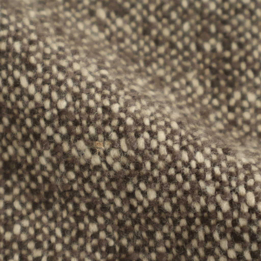 HOMESPUN TWEED ZIP BLOUSON #BROWN [A25AB01HT]