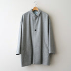 メルトンBigハーフコート #GRAY [D225-C548]