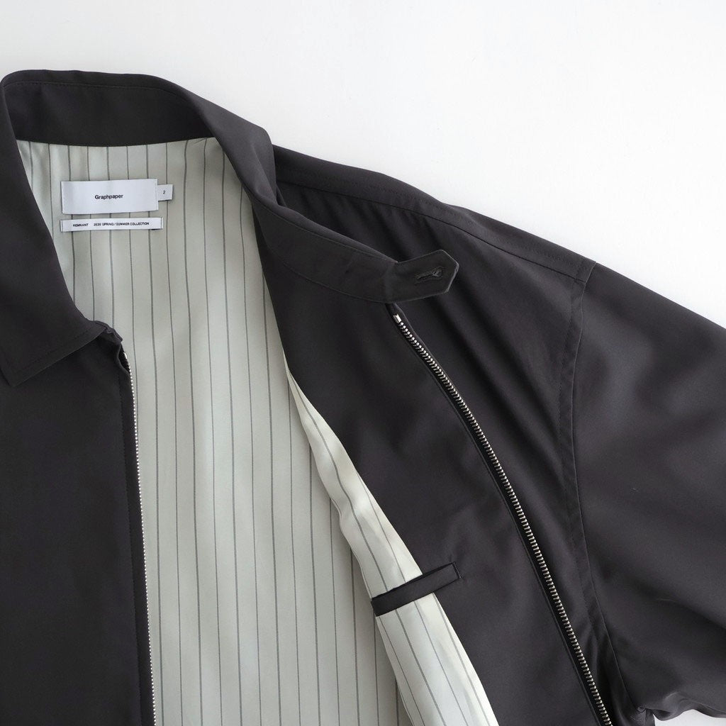 Brushed Cotton Gabardine Swing Top Jacket #CHARCOAL [GM261-30394]