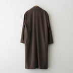 SUPER FINE WOOL MOSSER CHESTERFIELD COAT #TOP BROWN [A25AC05WM]