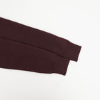 HIGH TWIST WOOL KNIT V-NECK P/O #RED BROWN [A26AV04CK]
