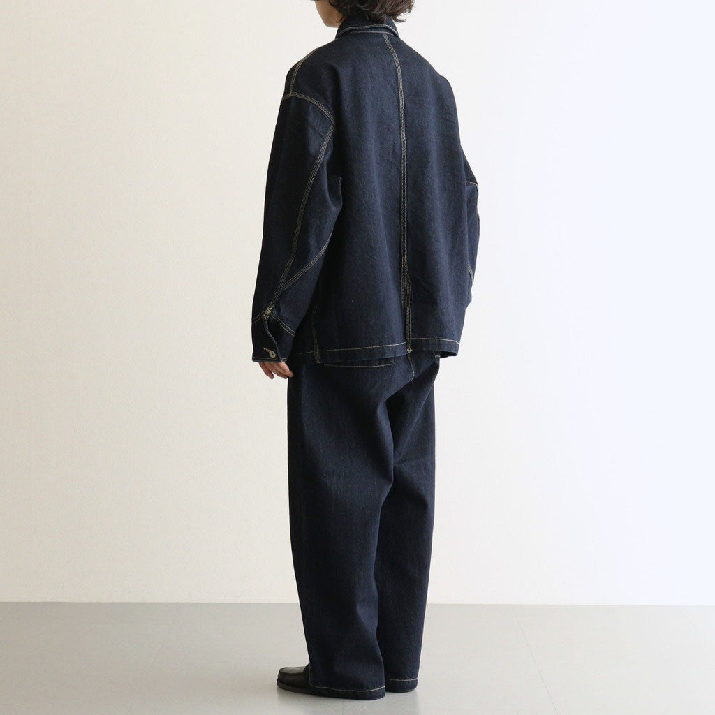 CORPORATE DENIM EASY PANTS #ONE WASH [FSC263-40153OB]