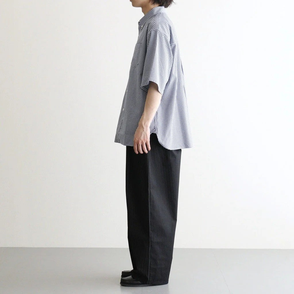 CORPORATE WIDE EASY PANTS #BLACK STRIPE [FSC263-40169B]