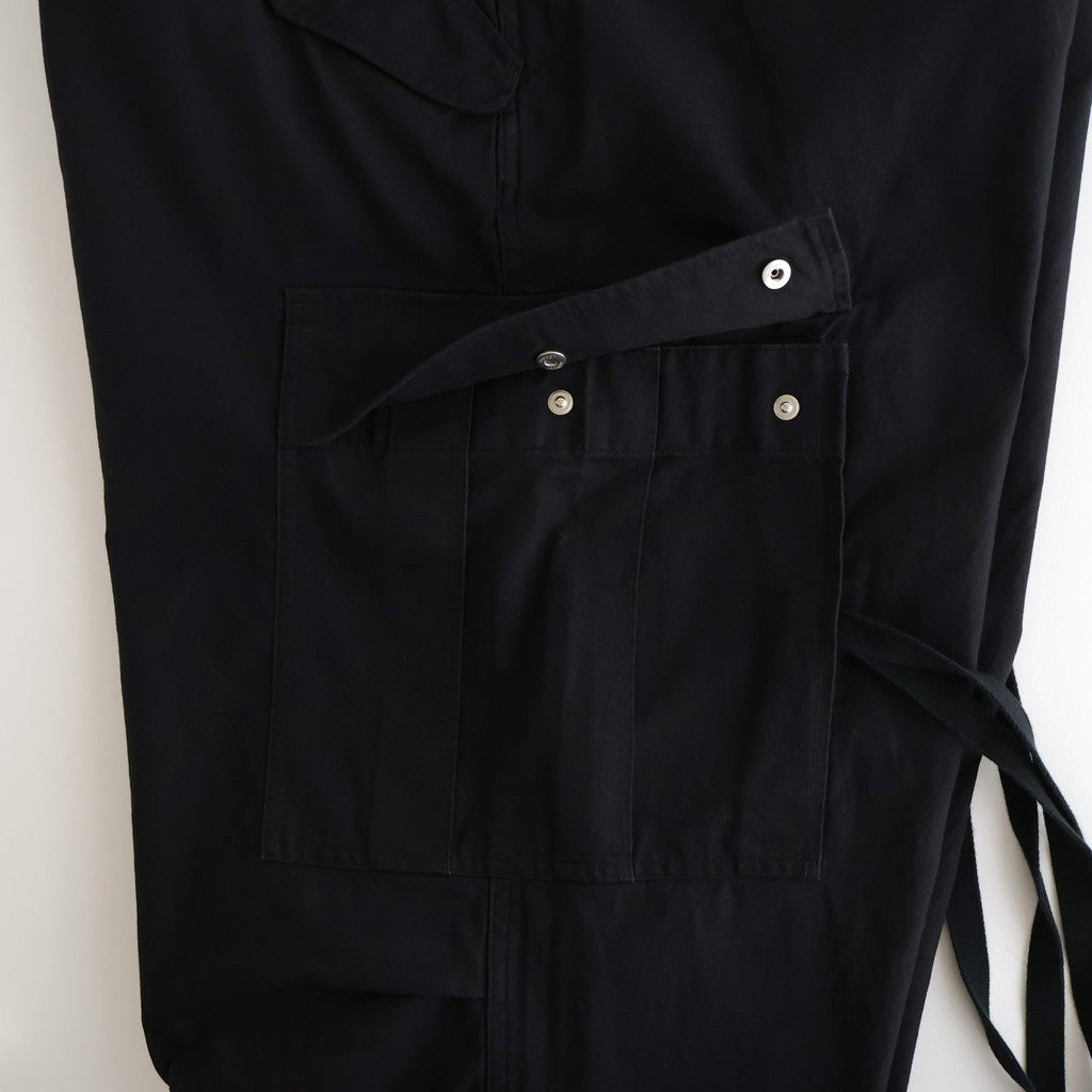 BACK SATEEN FIELD PANTS #BLACK [FSC253-40145]