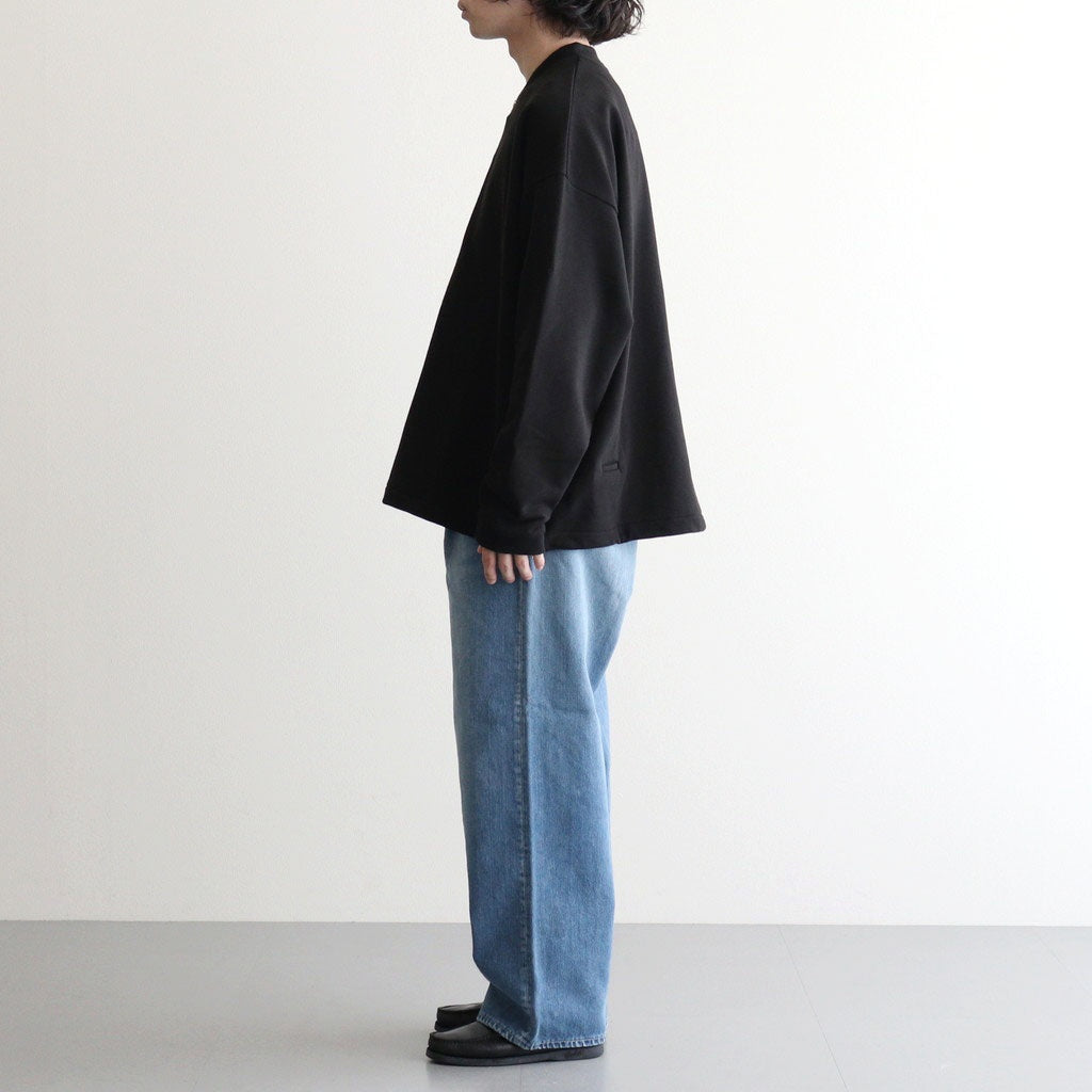 ハーフZipスウェットPO #BLACK [D226-T11101]