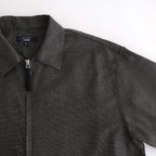 綿チェックジップシャツジャケット #GRAY [HP-B023-051]