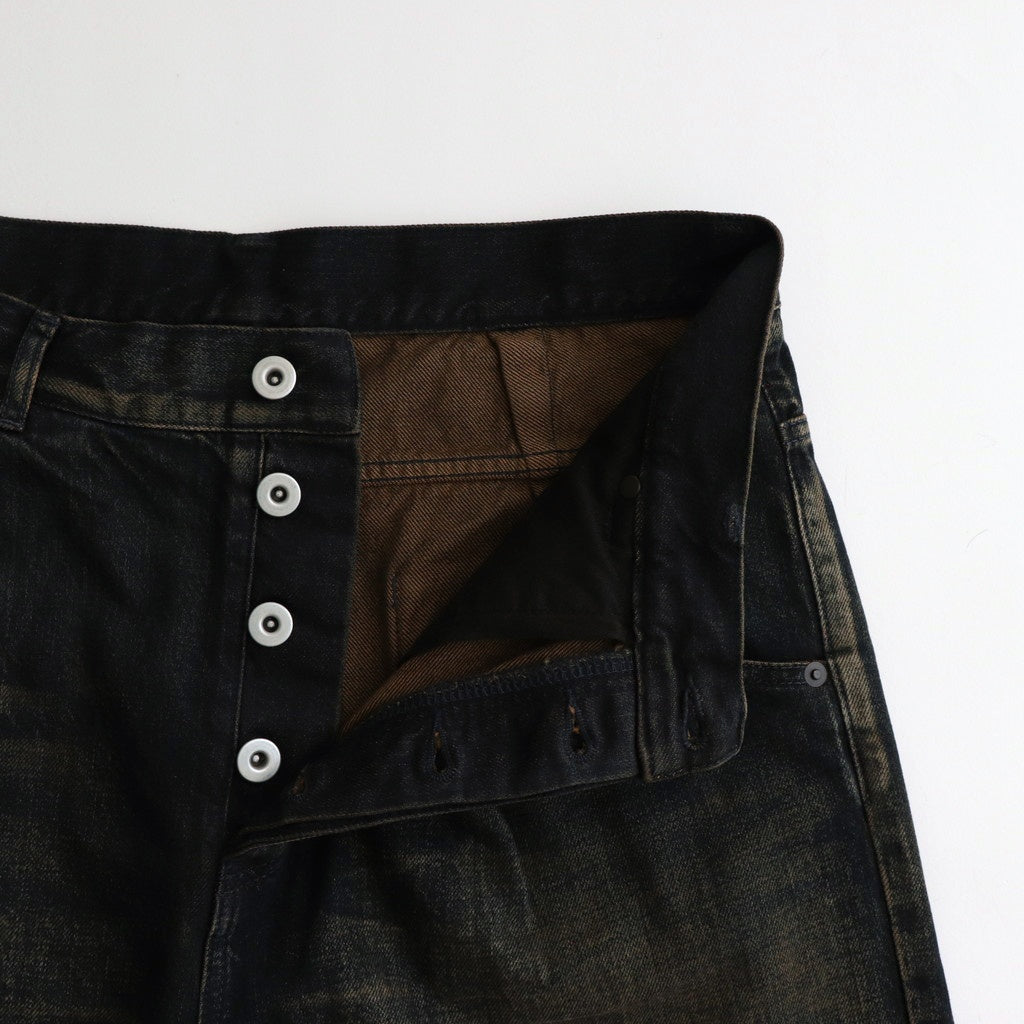 6ポケットオーバーダイデニムバギーPT #DARK INDIGO [D125-P539]
