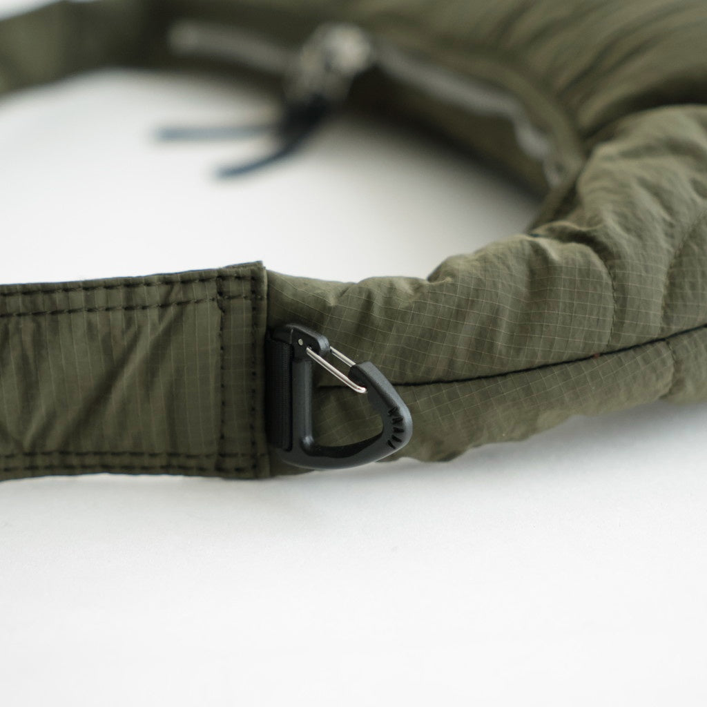 ナイロンリップストップキルティング ショルダーバッグ #KHAKI [HR-K205-051]