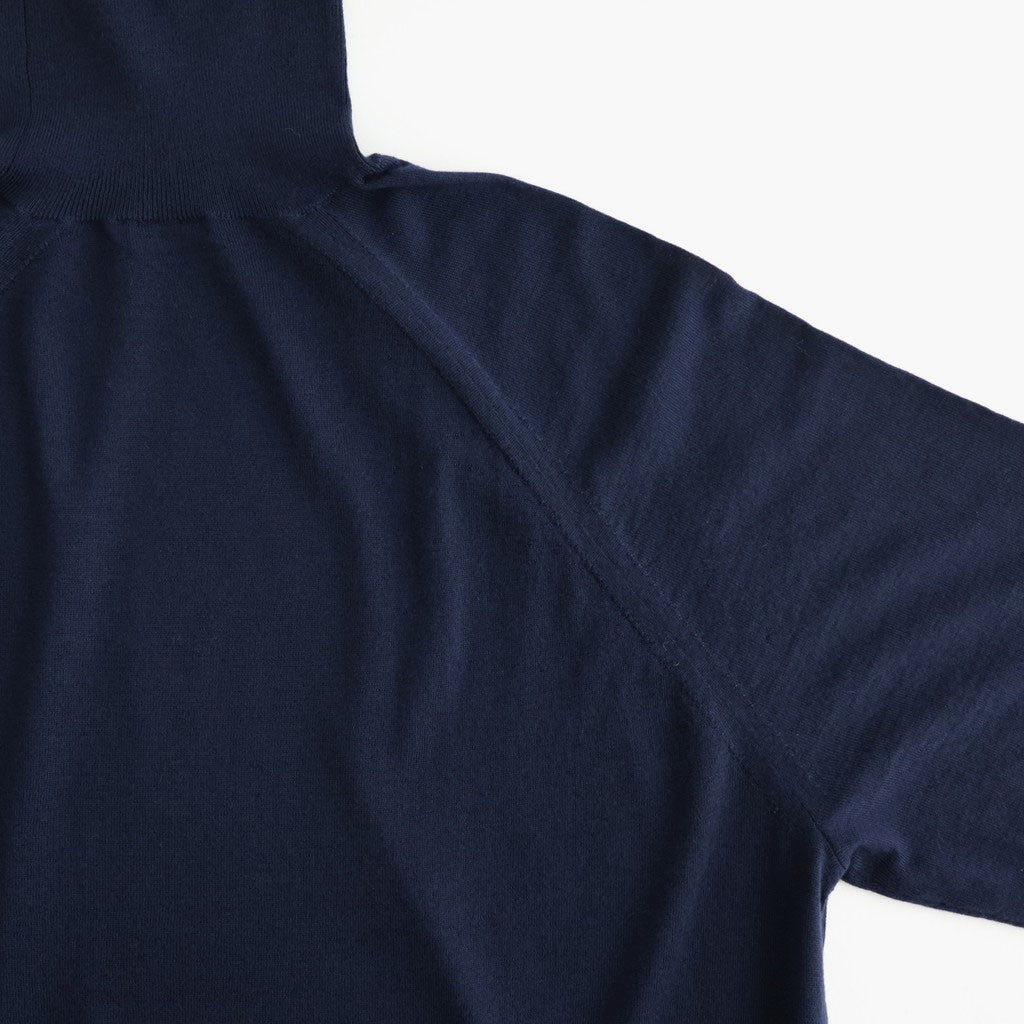 High Turtle Neck #NAVY [I26AW-K2]
