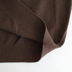 V Neck P/O #BROWN [2503-005]