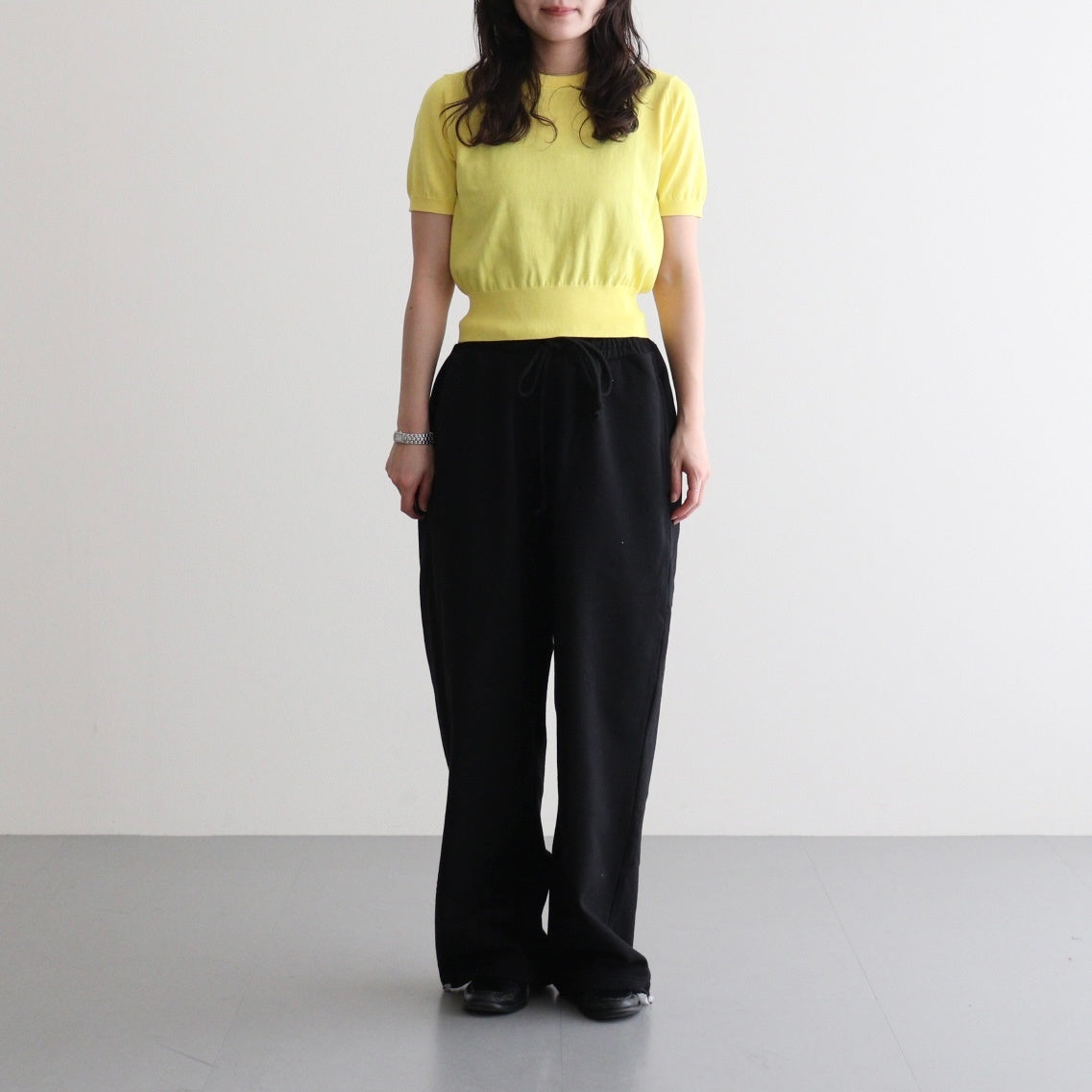 Cotton 14G Short Sleeve #YELLOW [I26SS-K5]