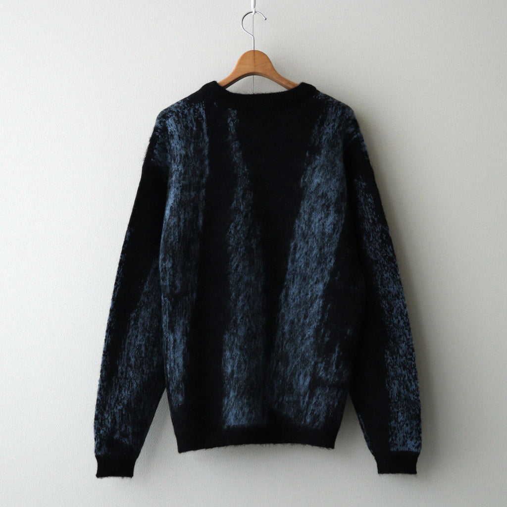 JACQUARD MOHAIR SWEATER #BLUE [YK24FW0815S]