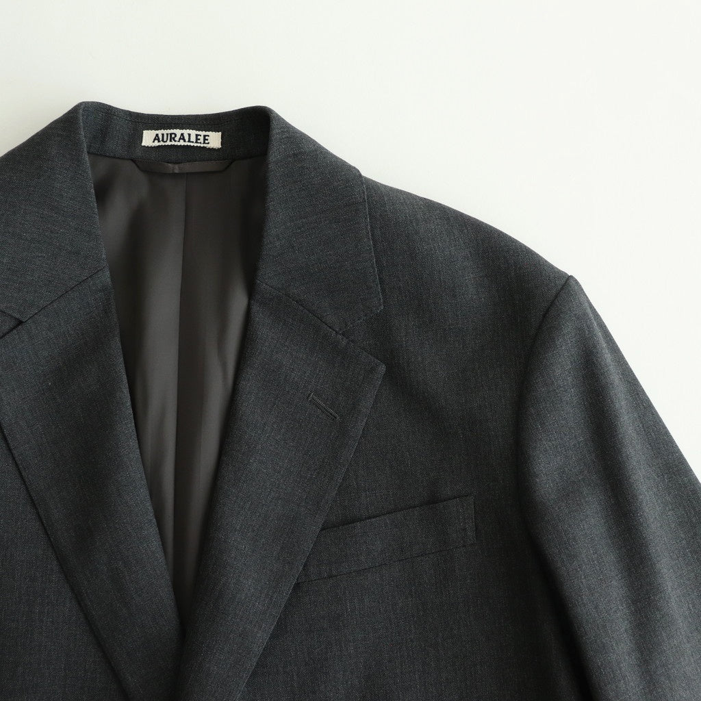 WOOL KID MOHAIR HOP SACK JACKET #TOP CHARCOAL [A25SJ04MH]