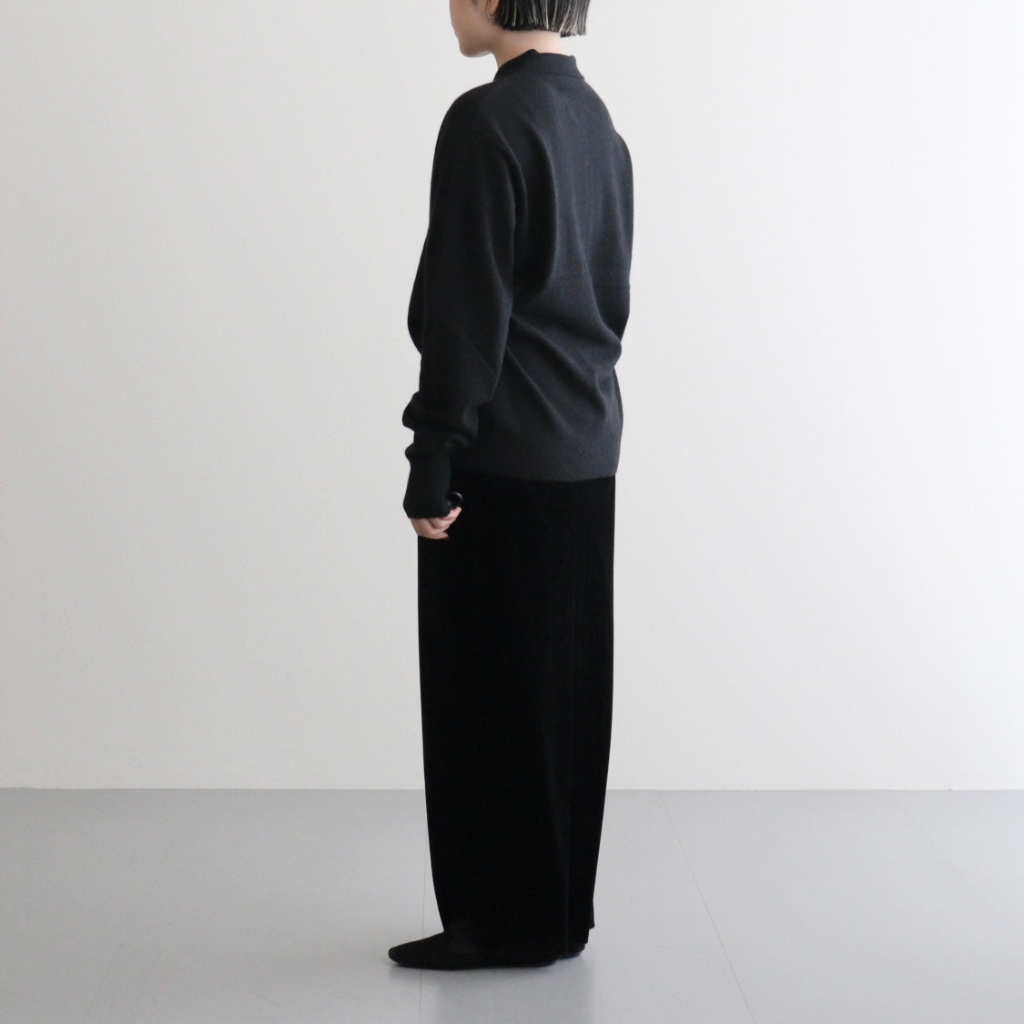 Raccoon Knit Cardigan #BLK [12520522]