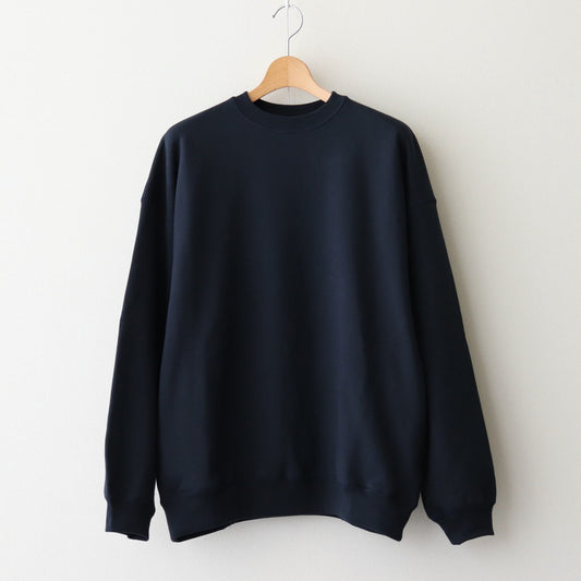 AZUMA Terry Crew Neck Sweat #NAVY [GU251-70195B]