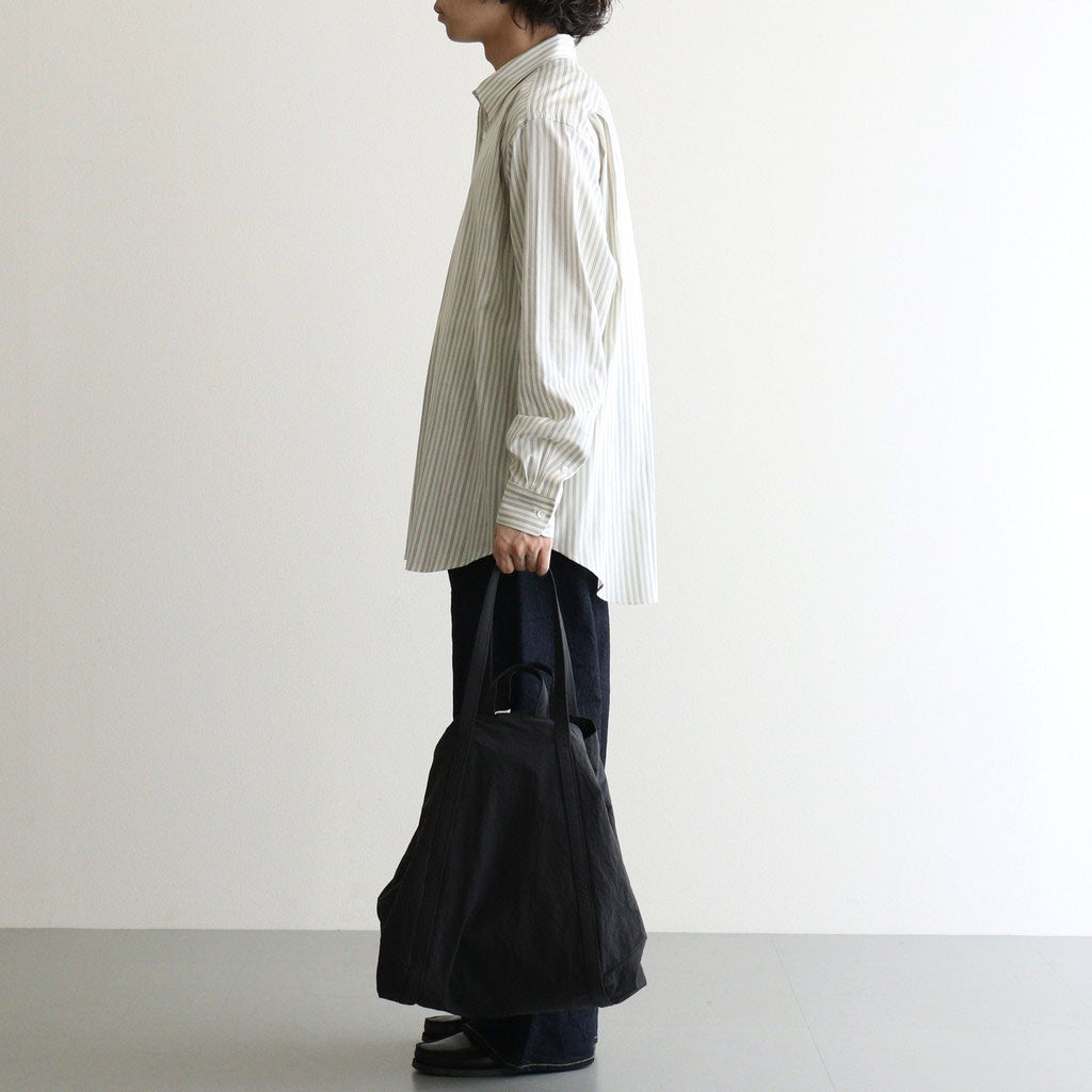 SHRINK WRAP TOTE BAG #BLACK [K042S]