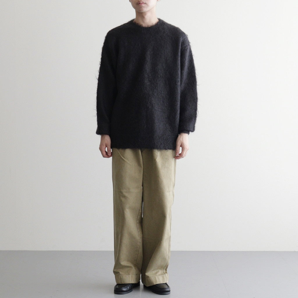 PRODUCT DYED FINX CHINO ONE-TUCK PANTSチノ PRODUCT DYED FINX CHINO ONE-TUCK PANTS #BEIGE [A25AP01CP