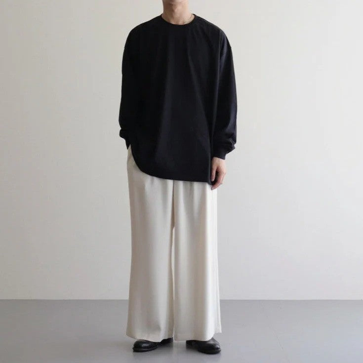 L/S Oversized Tee #BLACK [GU253-70113B]