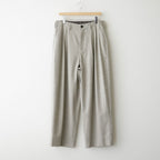 よそいきシンプル2タックワイドPT #BEIGE STRIPE [D226-P153]