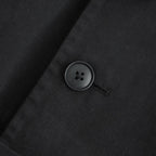 GARMENT-DYED TEXTURED CHINO COAT #BLACK [A26SC01MC]