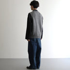 L-G Zip-up Vest #Gray [2403-020]