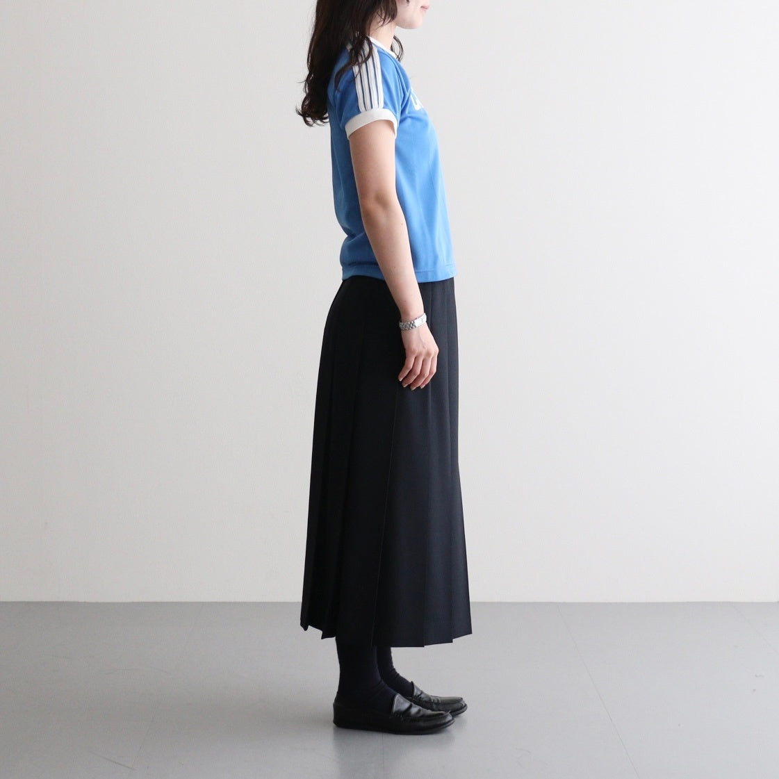 Stripe Uniform T-Shirt #LIGHT BLUE [I26SS-BC16]