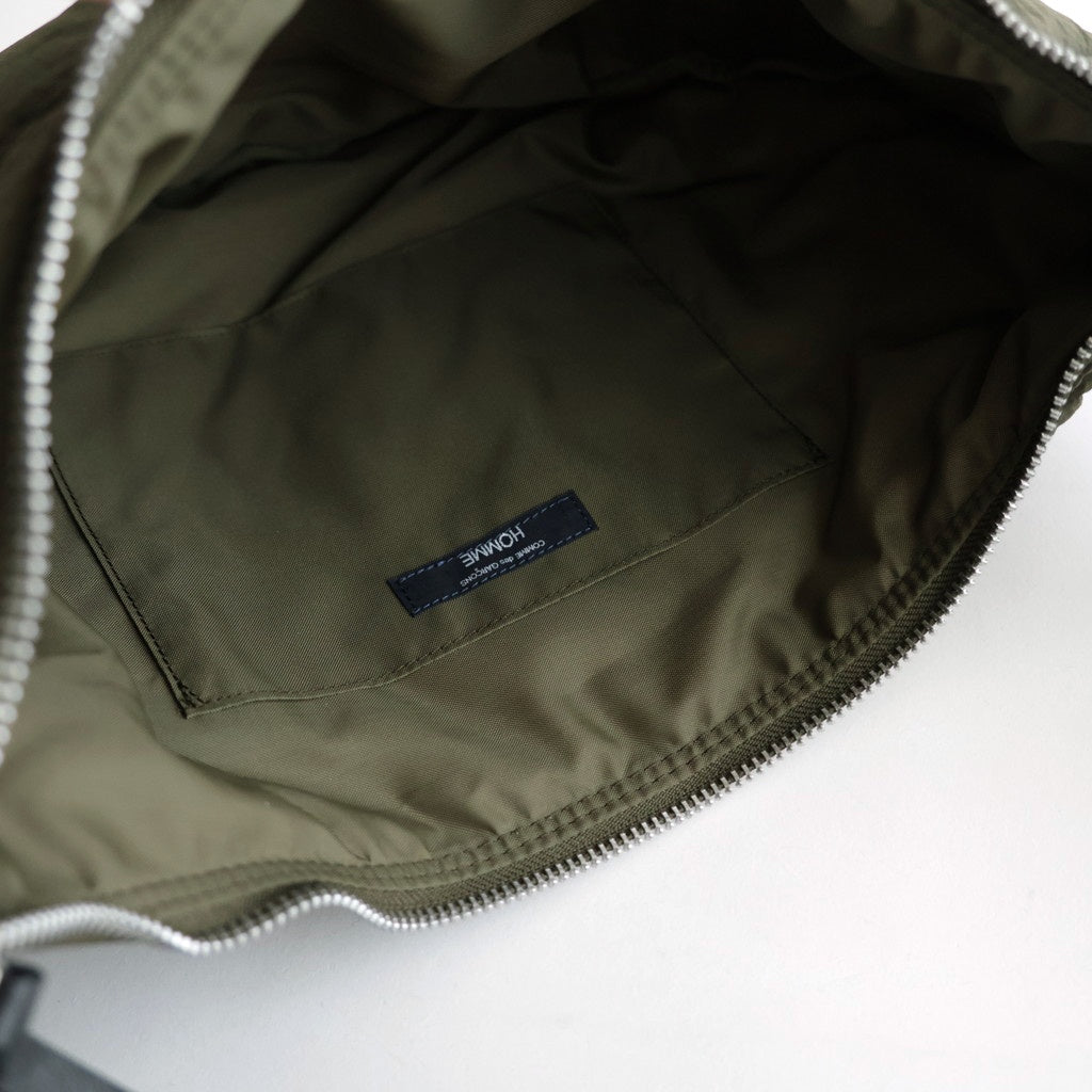 ナイロンリップストップキルティング ショルダーバッグ #KHAKI [HR-K205-051]