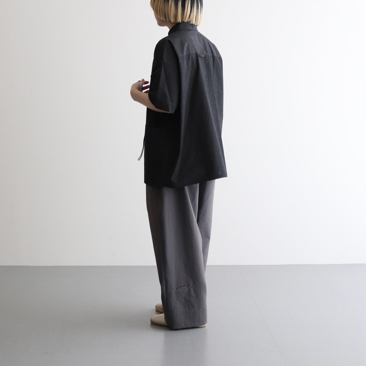 コードポケットSスリーブシャツ #SUMI [D125-T690]