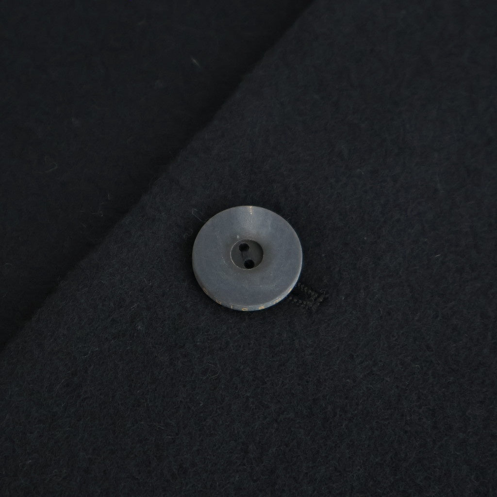 メルトンBigハーフコート #BLACK [D225-C548]