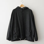 縮絨ウールワイドフーディー #CHARCOAL GRAY [D225-T391]