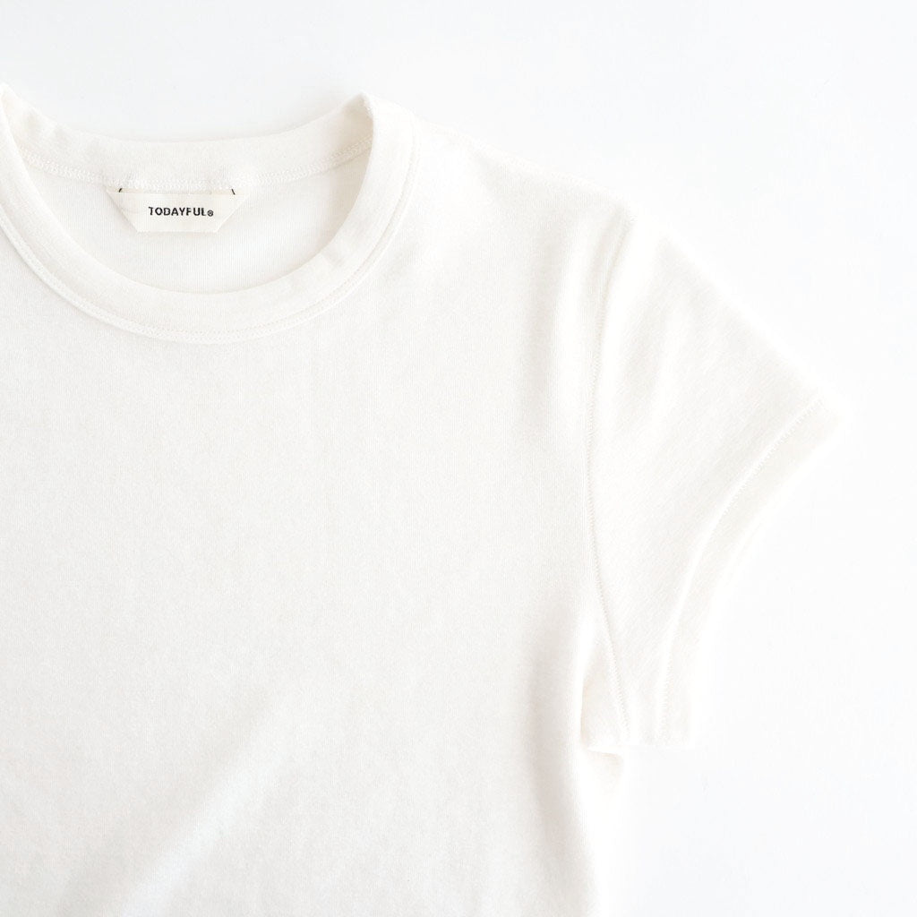 Compact Smooth T-shirts #ECRU [12610617]