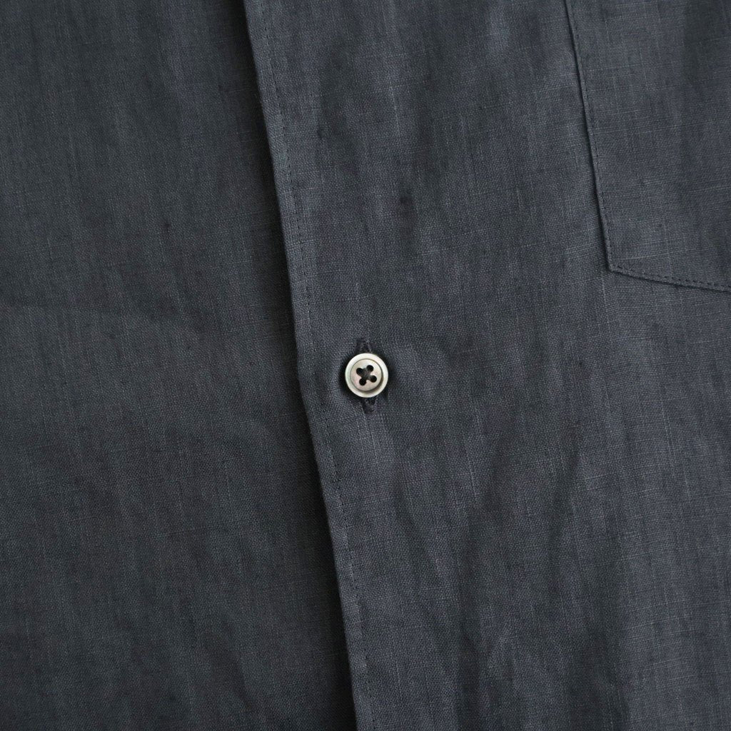 Linen L/S Oversized Regular Collar Shirt #C.GRAY [GM262-50039B]