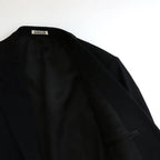 LIGHT WOOL MAX GABARDINE JACKET #TOP BLACK [A26AJ01MG]