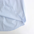 SIDOGRAS S/S Oversized Regular Collar Shirt #SAX STRIPE [GM252-50012]