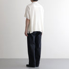 Rib Knit Sheer Shirt #WHITE [YK26SS01250S]