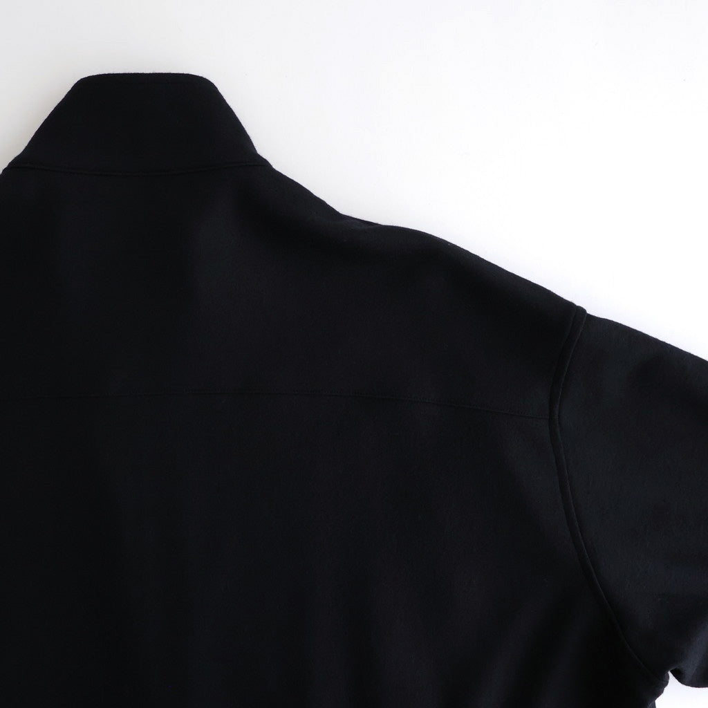 Wool Smooth Flannel Track Blouson #BLACK [GU253-30220B]