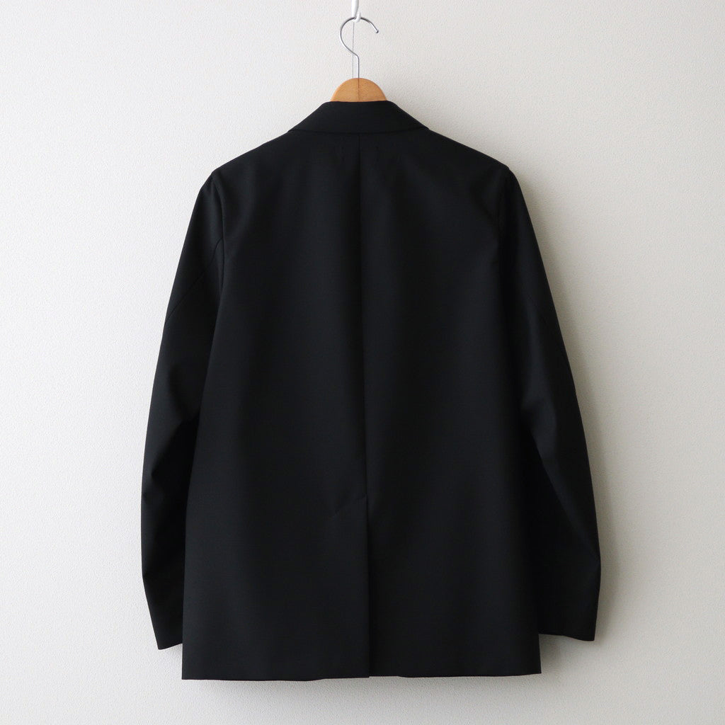 WOOL TROPICAL TAILORED JACKET #BLACK [JKAGCW0700]